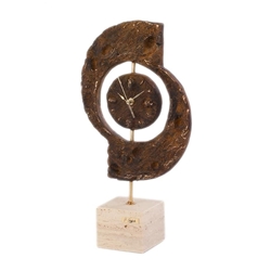 Escultura Reloj Floral - Imagen 1