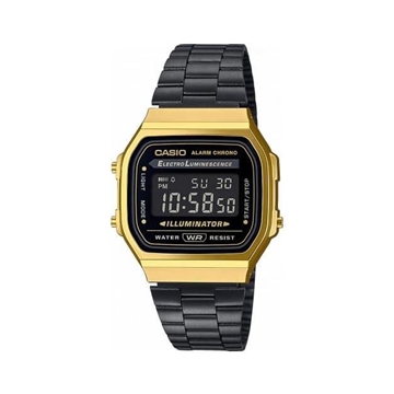 Reloj Casio A168WEGB-1B dorado y negro - Imagen 1