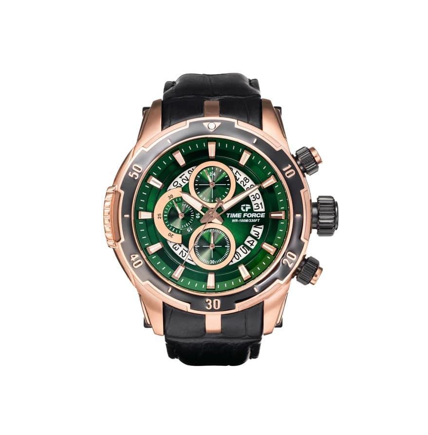 Reloj Time Force Time Master verde, negro y rosa - Imagen 1
