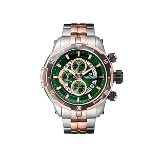Reloj Time Force Time Master verde, plata y rosa - Imagen 1