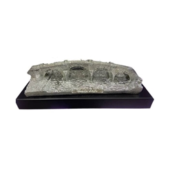 Trofeo puente romano baño de plata - Imagen 1